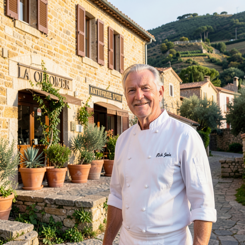 Rick Stein reveals favourite restaurant is La Colombe d'Or in France